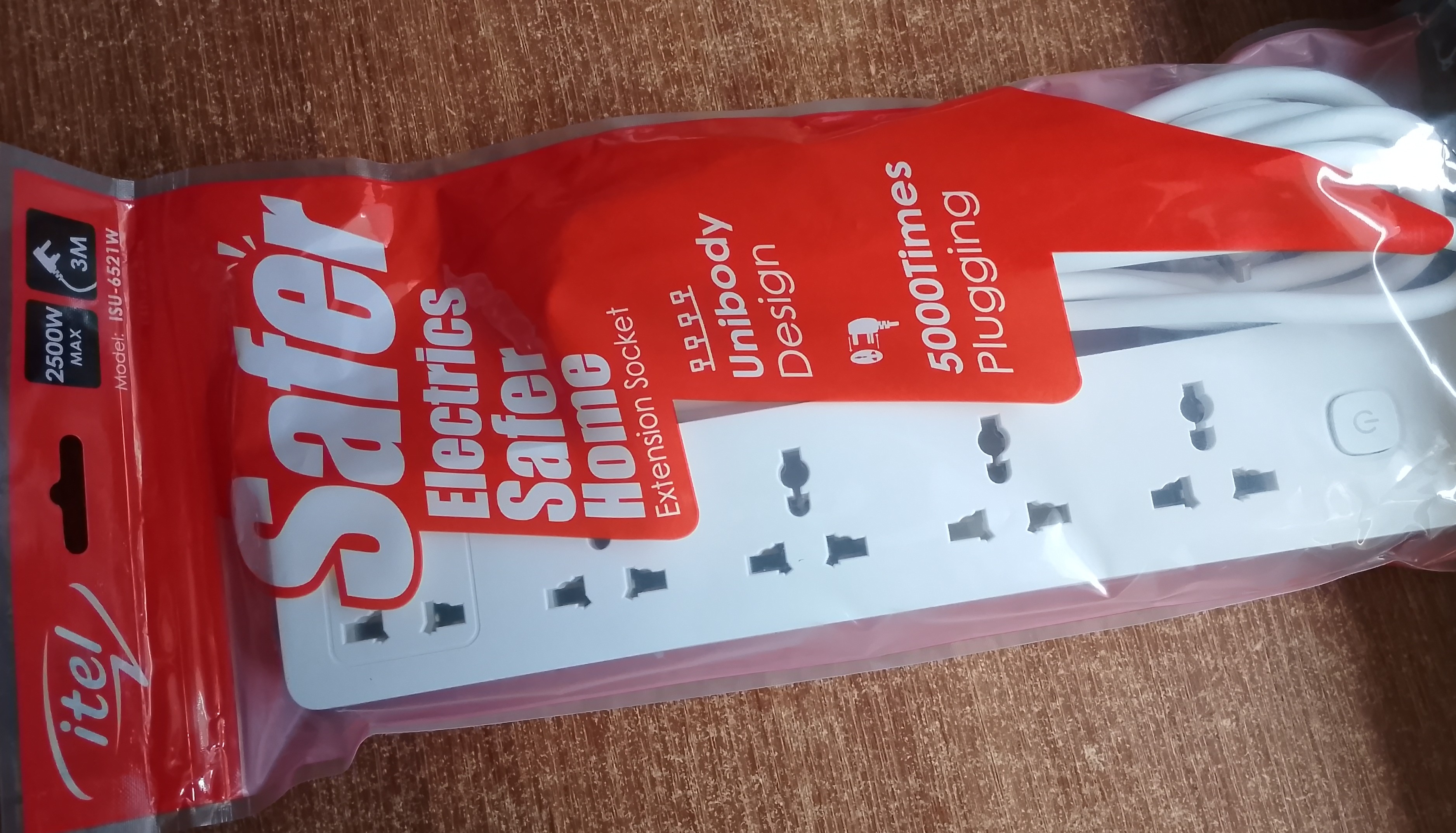 itel 5way extension socket 