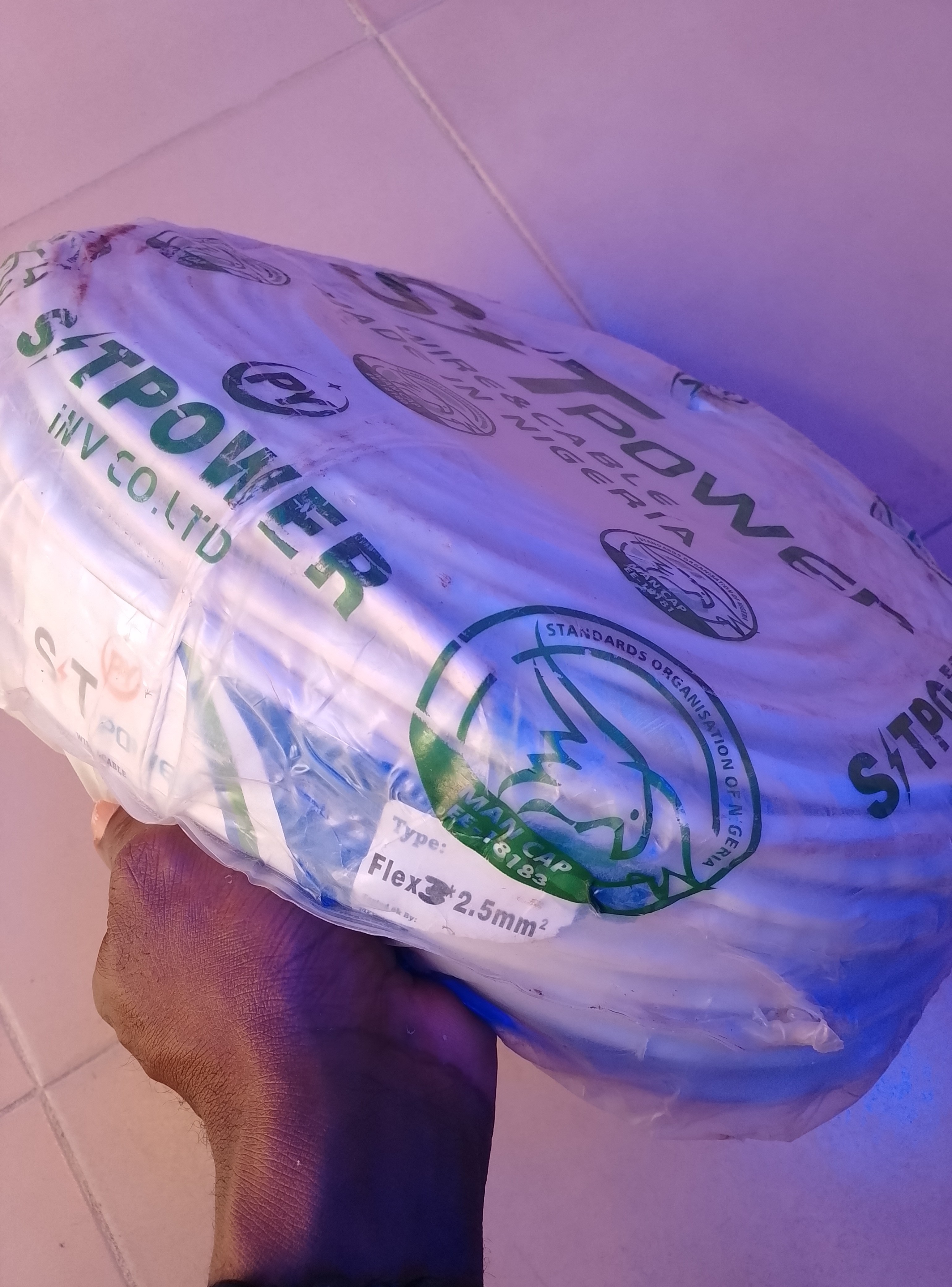 ST-Power 2.5mmx3core flex cable